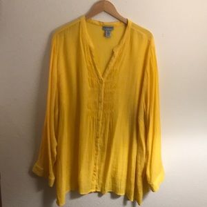 Yellow Blouse | Catherines